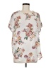 Buffalo by David Bitton 100% Polyester Ivory Short Sleeve Blouse Size M - photo 1