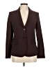 Theory Burgundy Wool Blazer Size 8 - photo 1