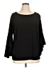 BADGLEY MISCHKA STUDIO Black 3/4 Sleeve Top Size XL (estimated) - photo 1