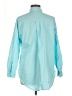 Ann Taylor LOFT Color Block Teal Long Sleeve Button-Down Shirt Size M - photo 2