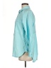 Ann Taylor LOFT Color Block Teal Long Sleeve Button-Down Shirt Size M - photo 5