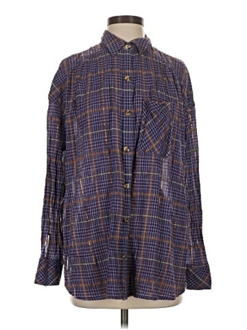 Free People Long Sleeve Button-Down Shirt (view 1)