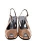 Etienne Aigner 100% Leather Color Block Tan Wedges Size 6 - photo 2