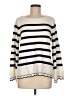 Chico's Stripes Ivory Pullover Sweater Size Med (1) - photo 1
