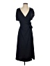 H&M Solid Blue Cocktail Dress Size S - photo 1