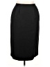 Unbranded Solid Black Wool Skirt Size 14 - photo 1
