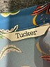 Tucker 100% Silk Floral Blue Long Sleeve Silk Top Size M - photo 7