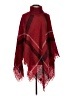 Unbranded 100% Acrylic Red Poncho One size - photo 1
