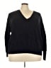 Universal Standard Solid Black Pullover Sweater Size 24 (XL) - photo 1