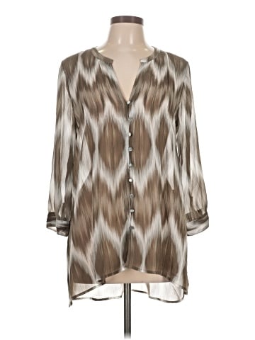 G by Giuliana Rancic 3/4 Sleeve Blouse (view 1)