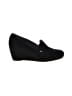 Stuart Weitzman 100% Leather Black Wedges Size 8 1/2 - photo 1
