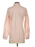 Garnet Hill Stripes Orange Long Sleeve Blouse Size 0 - photo 2