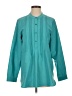 Travelsmith Teal Long Sleeve Blouse Size S - photo 1