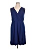 Merona Solid Blue Cocktail Dress Size XL - photo 1