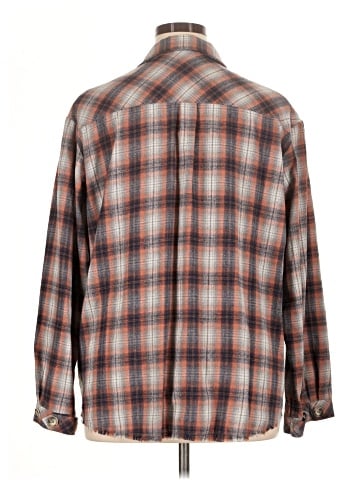 Democracy Long Sleeve Button-Down Shirt (view 2)