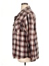 Democracy Plaid Brown Long Sleeve Button-Down Shirt Size XL - photo 5