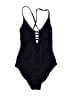 Dorina Solid Black One Piece Swimsuit Size S - photo 1