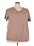 Unbranded 100% Polyester Brown Short Sleeve T-Shirt Size 3X - photo 1