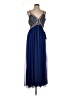 My Michelle 100% Polyester Blue Cocktail Dress Size 13 - photo 1