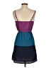 Bebop 100% Polyester Color Block Purple Casual Dress Size S - photo 2