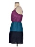 Bebop 100% Polyester Color Block Purple Casual Dress Size S - photo 5