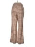 Unbranded Plaid Brown Casual Pants Size 32 waist (estimated) - photo 2