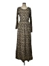 Unbranded Animal Print Brown Casual Dress Size L - photo 1