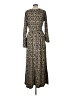 Unbranded Animal Print Brown Casual Dress Size L - photo 2