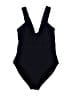 Accessorize Solid Black One Piece Swimsuit Size 6 - photo 1