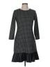 MICHAEL Michael Kors Houndstooth Black Casual Dress Size M - photo 1