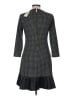 MICHAEL Michael Kors Houndstooth Black Casual Dress Size M - photo 2