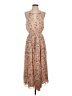 Lulus 100% Polyester Paisley Tan Ivory Casual Dress Size S - photo 1