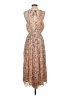 Lulus 100% Polyester Paisley Tan Ivory Casual Dress Size S - photo 2