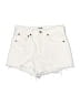 AGOLDE 100% Cotton White Denim Shorts Size 24W - photo 1