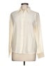 Boden 100% Silk Solid Ivory Long Sleeve Silk Top Size 10 - photo 1