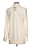 Boden 100% Silk Solid Ivory Long Sleeve Silk Top Size 10 - photo 2