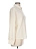 Boden 100% Silk Solid Ivory Long Sleeve Silk Top Size 10 - photo 4