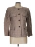 Kasper 100% Polyester Tweed Brown Blazer Size 10 - photo 1