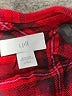 J.Jill 100% Rayon Plaid Red Long Sleeve Button-Down Shirt Size L - photo 7