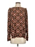 Ann Taylor LOFT 100% Polyester Brown Long Sleeve Blouse Size S - photo 1