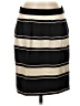 J.Crew 100% Polyester Stripes Black Casual Skirt Size 0 - photo 1