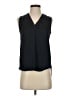 Vince Camuto 100% Polyester Black Sleeveless Blouse Size XXS - photo 1