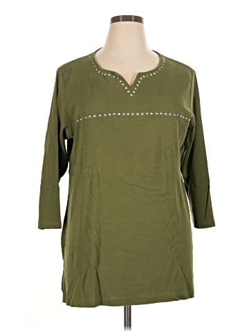 Karen Scott 3/4 Sleeve T-Shirt (view 1)