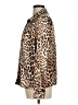 Bold Elements 100% Polyester Animal Print Brown Long Sleeve Blouse Size M - photo 5