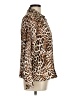 Bold Elements 100% Polyester Animal Print Brown Long Sleeve Blouse Size M - photo 4