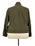 Time and Tru 100% Lyocell Green Jacket Size 22 - photo 2