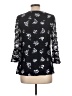 AGB Black 3/4 Sleeve Blouse Size M - photo 2