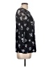 AGB Black 3/4 Sleeve Blouse Size M - photo 4