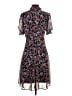 DKNY 100% Polyester Floral Blue Casual Dress Size 4 - photo 2