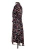 DKNY 100% Polyester Floral Blue Casual Dress Size 4 - photo 5